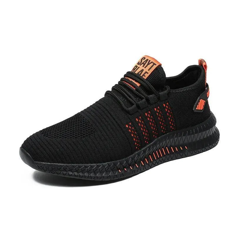 Breathable Lightweight Lace-Up Walking Shoes - Pylnam