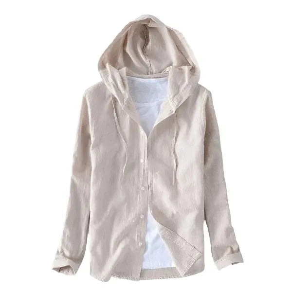 Chic Cotton Blend Long Sleeve Hoodie - Pylnam