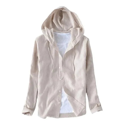 Chic Cotton Blend Long Sleeve Hoodie - Pylnam