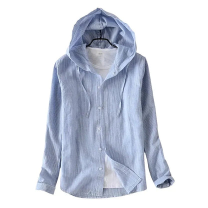 Chic Cotton Blend Long Sleeve Hoodie - Pylnam