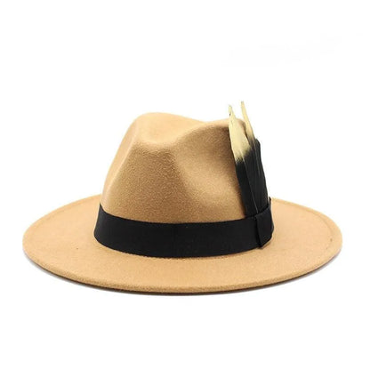 Chic Wool Panama Hat for All Occasions - Pylnam