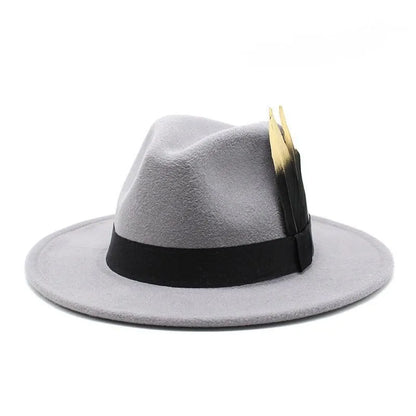 Chic Wool Panama Hat for All Occasions - Pylnam