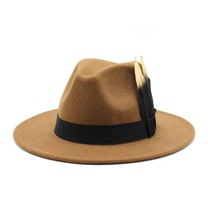 Chic Wool Panama Hat for All Occasions - Pylnam