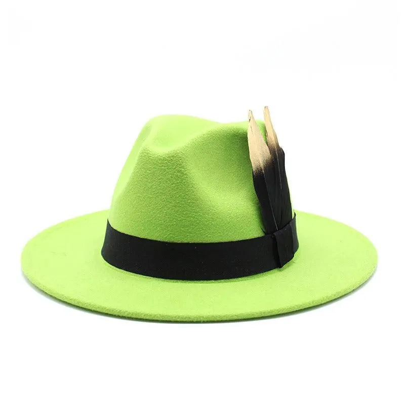 Chic Wool Panama Hat for All Occasions - Pylnam