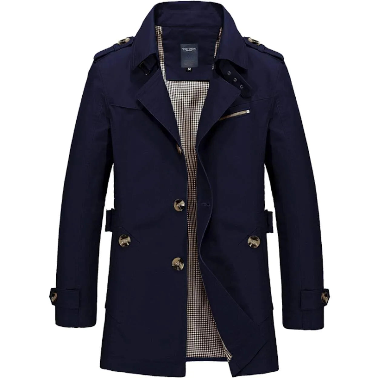 Classic Elegance Trench Coat - Pylnam