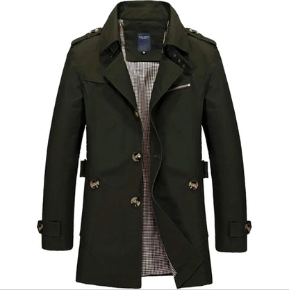 Classic Elegance Trench Coat - Pylnam