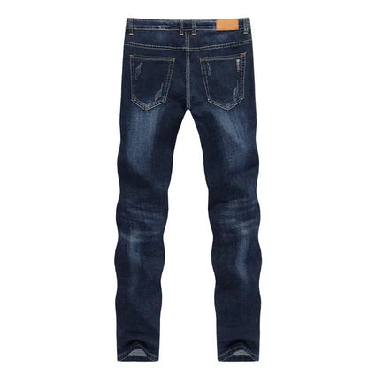 Comfort Classic Straight Leg Denim Jeans - Pylnam