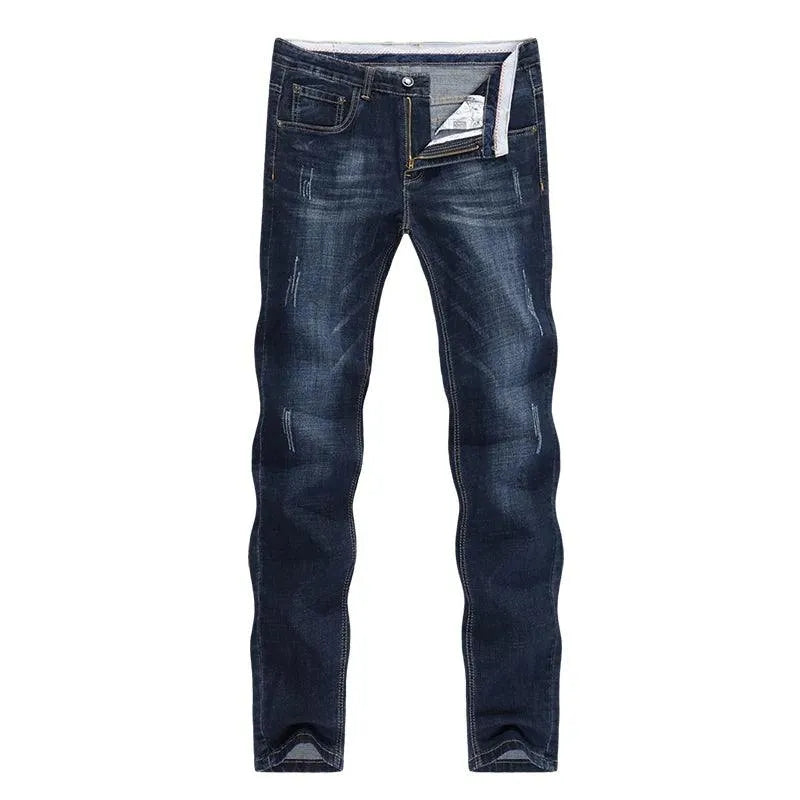 Comfort Classic Straight Leg Denim Jeans - Pylnam