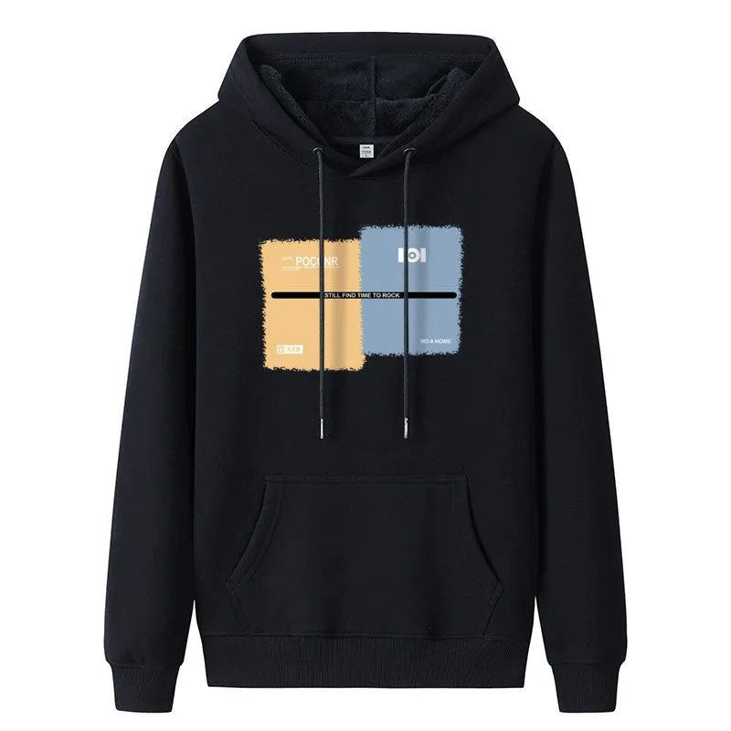 Cozy Comfort Fleece-lined Hooded Sweatshirt - Pylnam