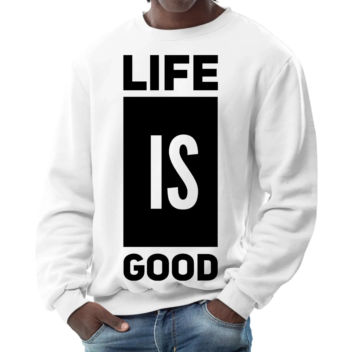 Cozy Vibes Life Is Good Pullover - Pylnam