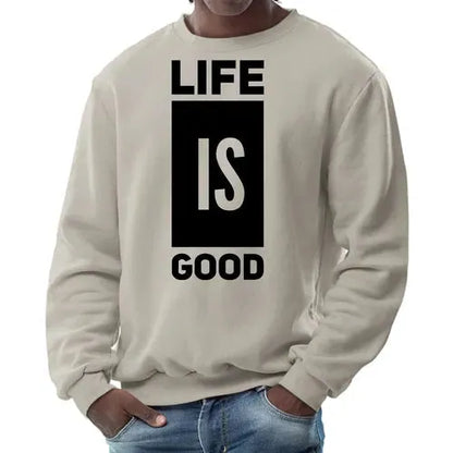 Cozy Vibes Life Is Good Pullover - Pylnam