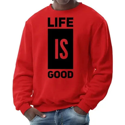 Cozy Vibes Life Is Good Pullover - Pylnam