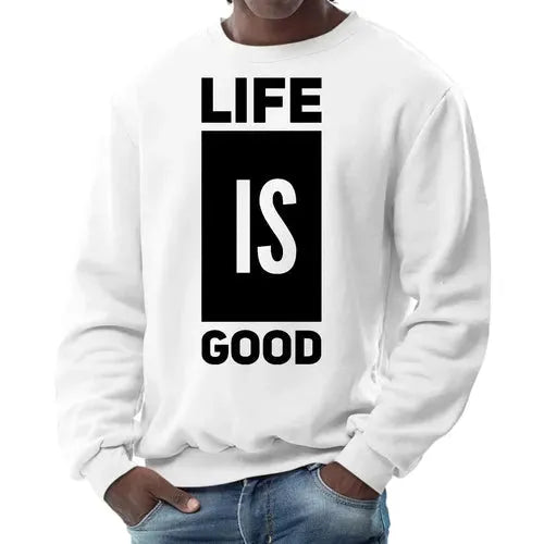 Cozy Vibes Life Is Good Pullover - Pylnam