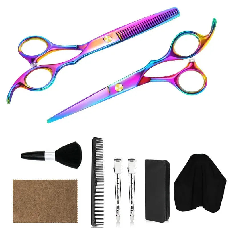 Professional Hair Cutting and Thinning Scissors Set