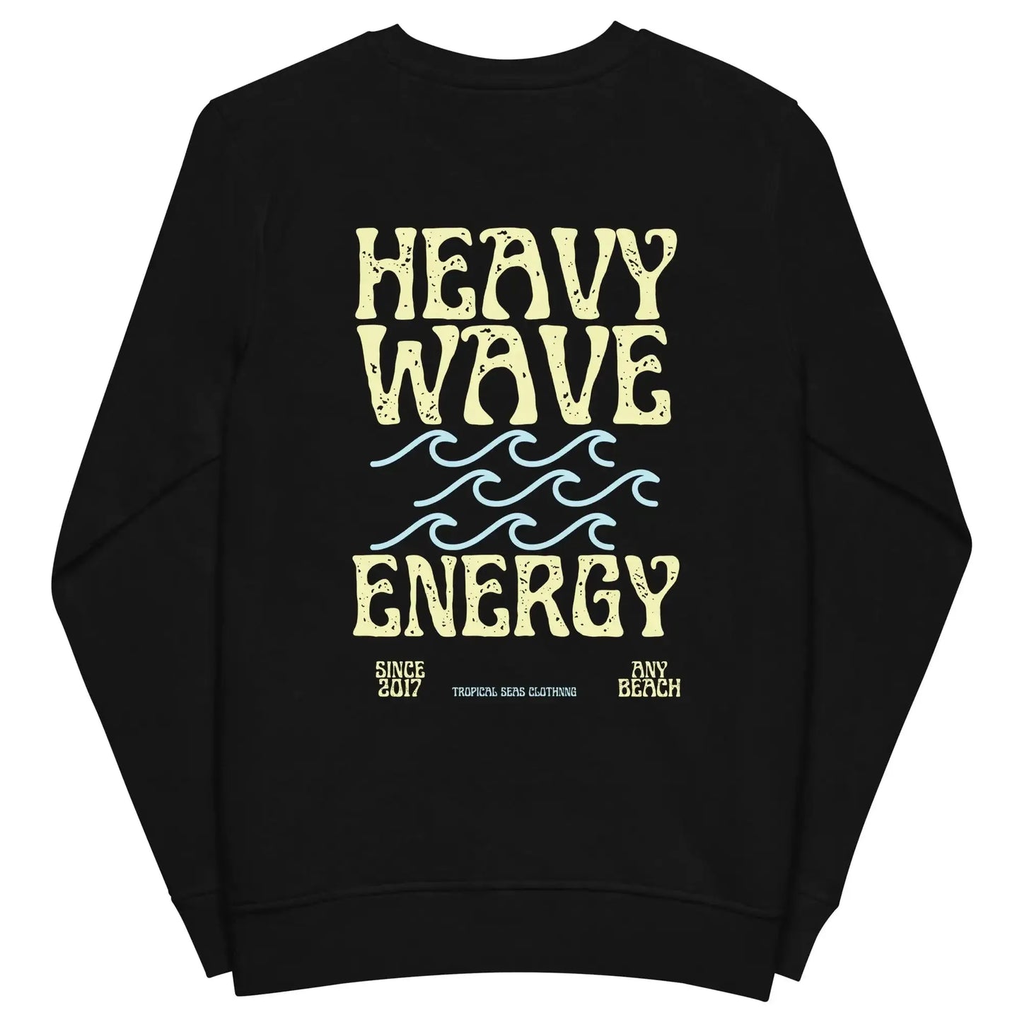 Eco-Conscious Men's Heavy Wave Sweatshirt - Pylnam