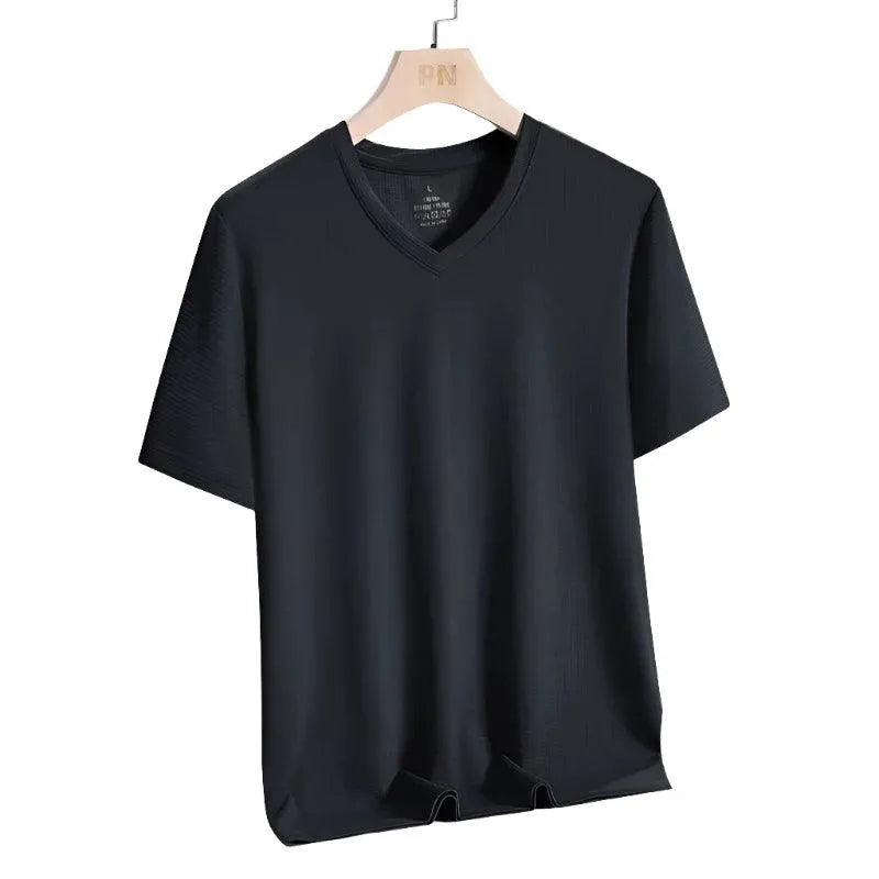 Elegance in Motion Short Sleeve Mesh Tee - Pylnam