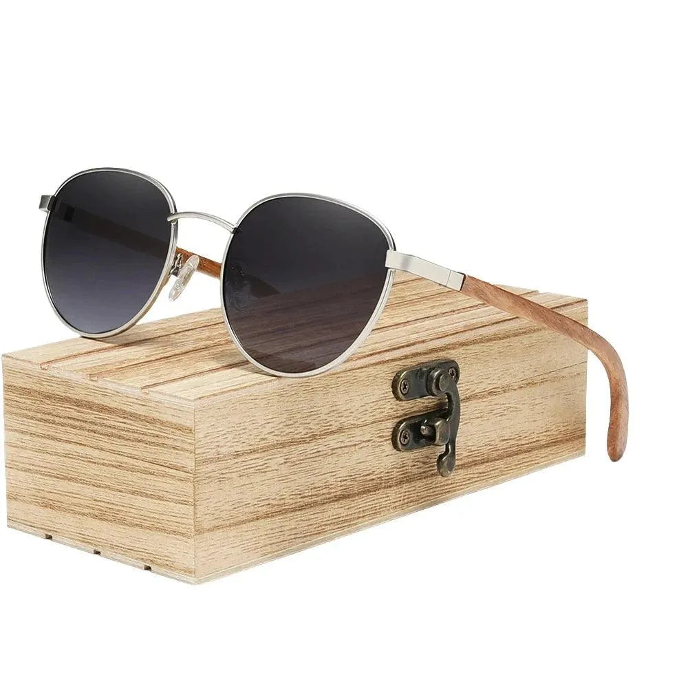 Elegant Wooden Polarized Sunglasses - Pylnam