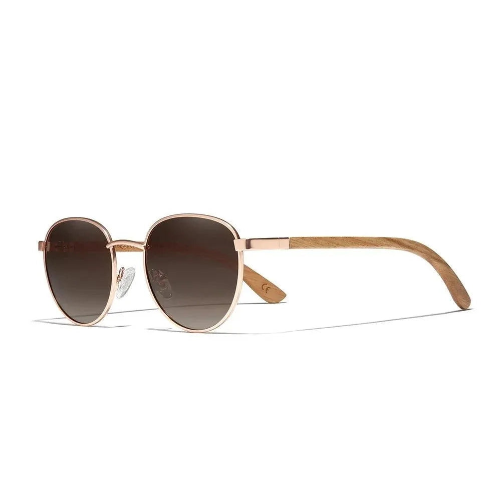 Elegant Wooden Polarized Sunglasses - Pylnam