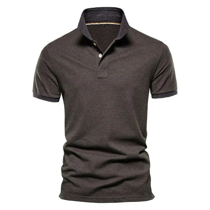 Essential Cotton Classic Short Sleeve Polo Shirt - Pylnam