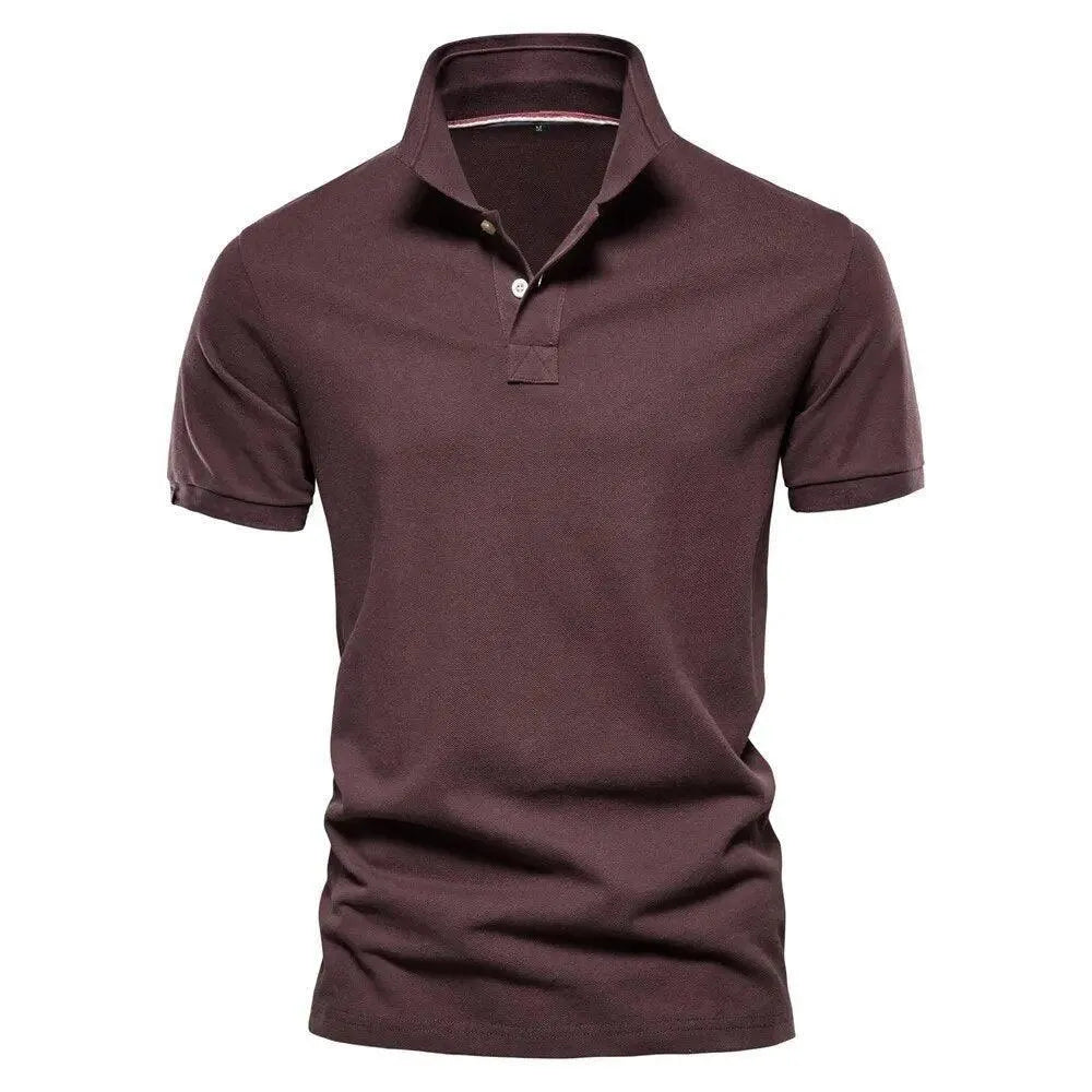 Essential Cotton Classic Short Sleeve Polo Shirt - Pylnam