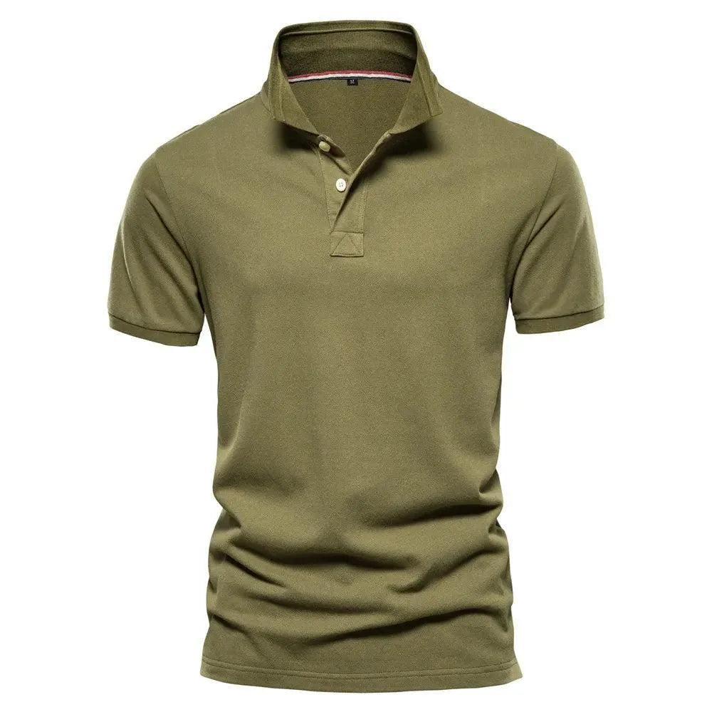 Essential Cotton Classic Short Sleeve Polo Shirt - Pylnam