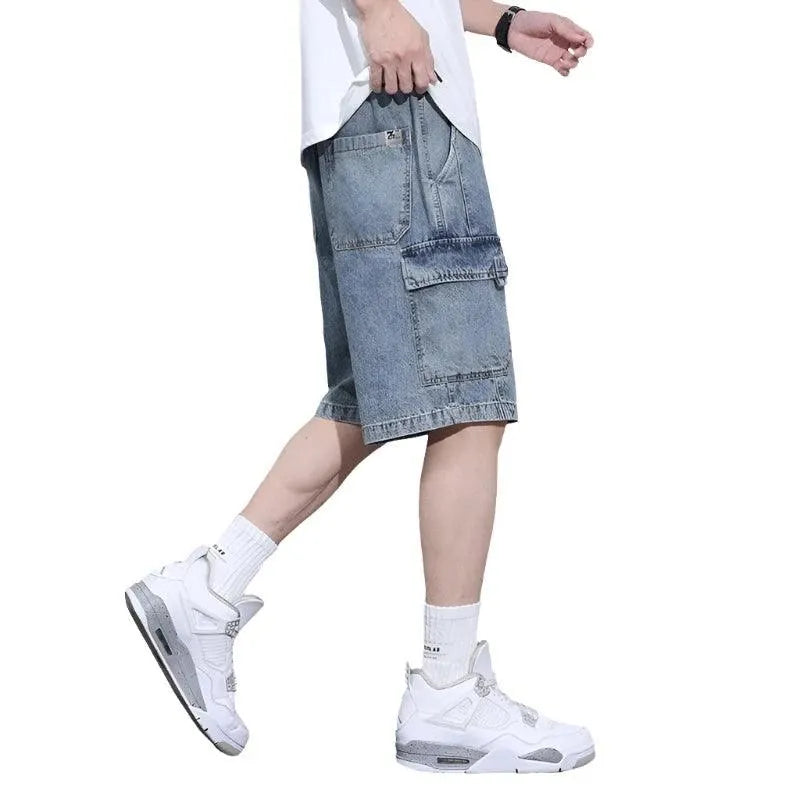 Explorer's Luxe Denim Shorts - Pylnam