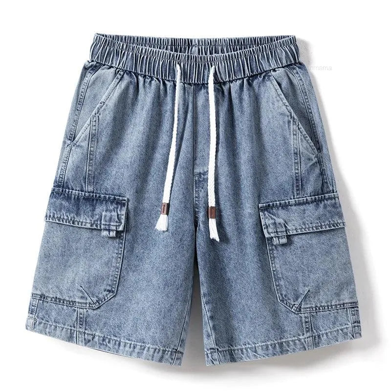 Explorer's Luxe Denim Shorts - Pylnam