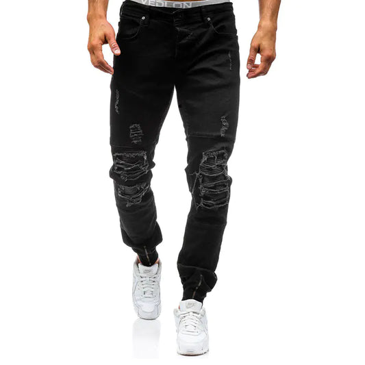 Stylish Ripped Denims: Unique Fraying for Ultimate Comfort
