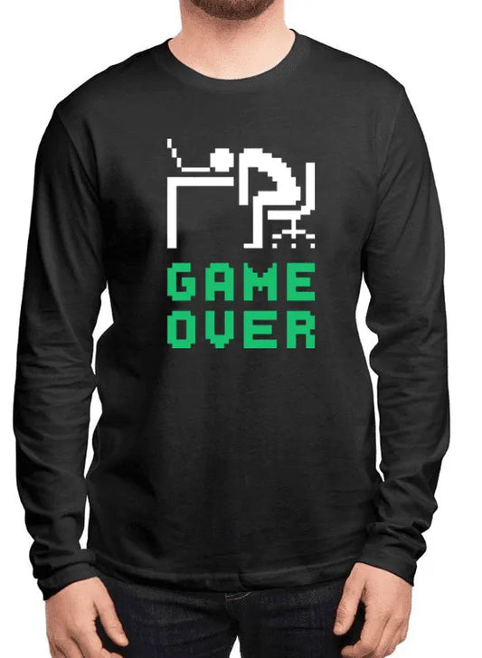 Game Over Gamer's Long Sleeve Tee - Pylnam