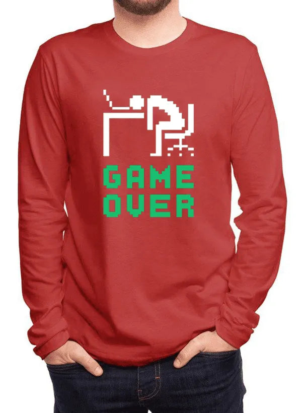 Game Over Gamer's Long Sleeve Tee - Pylnam