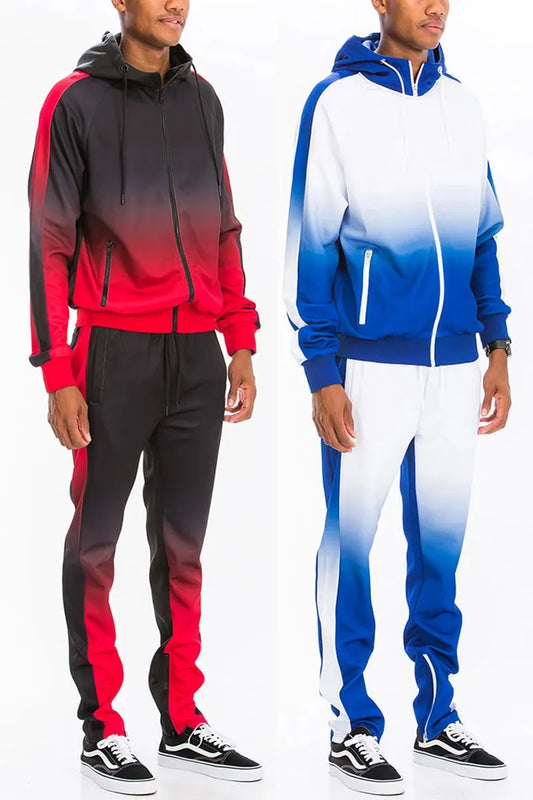 Gradient Comfort Hooded Tracksuit - Pylnam