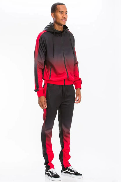 Gradient Comfort Hooded Tracksuit - Pylnam