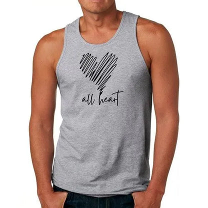 Heartfelt Elegance Line Art Tank - Pylnam