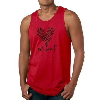 Heartfelt Elegance Line Art Tank - Pylnam