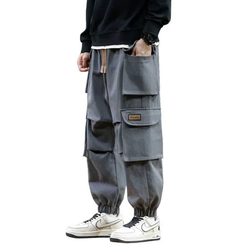 Hip Hop Style Large Pocket Joggers - Pylnam