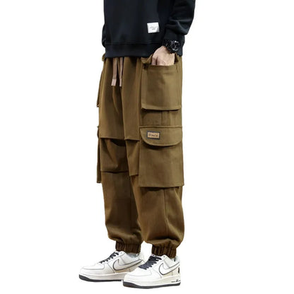 Hip Hop Style Large Pocket Joggers - Pylnam