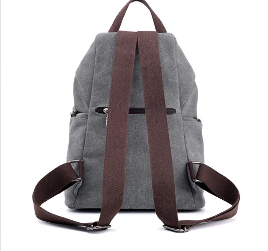 Stylish Campus Canvas Carryall with Organized Compartments