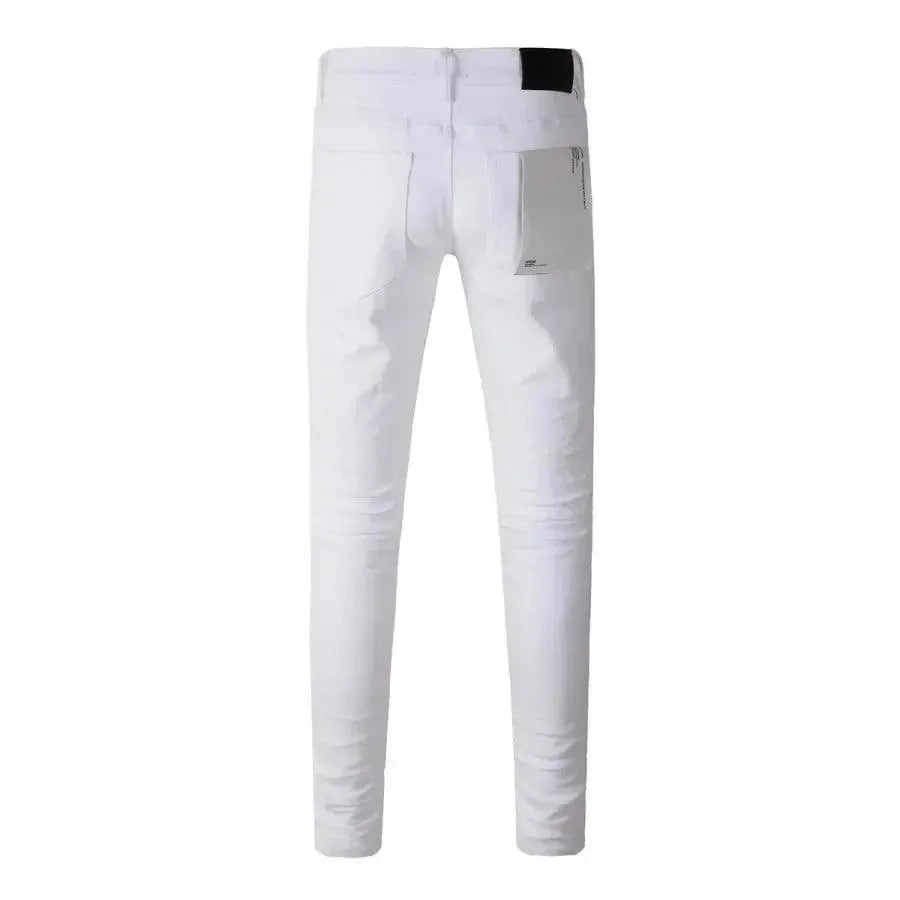 Ivory Chic Slim Fit Denim Pants - Pylnam