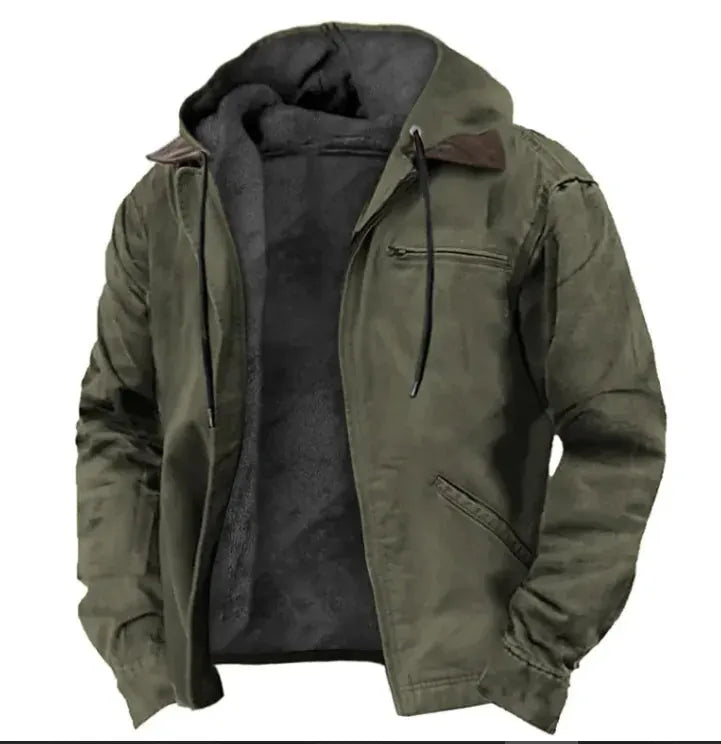 Colorful Hooded Cotton-Padded Jacket - Pylnam