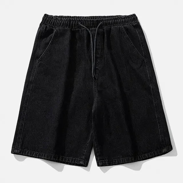 Men's Vintage Street Clothing Denim Shorts - Pylnam