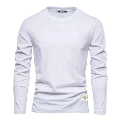 Luxurious 100% Cotton Long Sleeve Tee - Pylnam