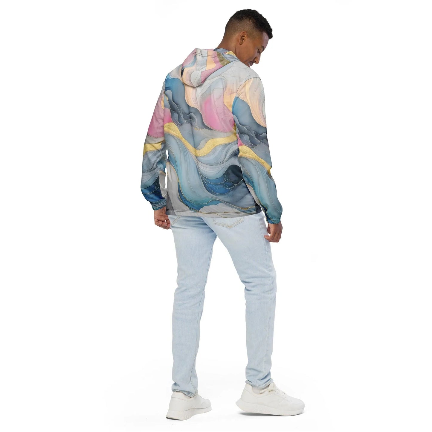 Marble Sky Waterproof Hooded Jacket - Pylnam