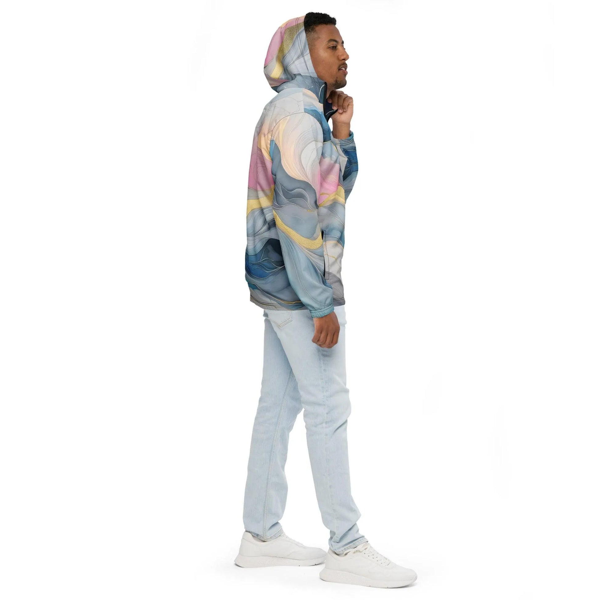 Marble Sky Waterproof Hooded Jacket - Pylnam