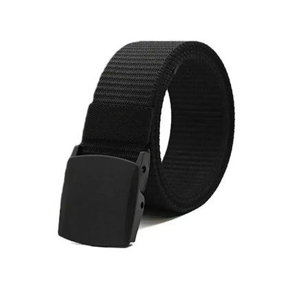 Men's Adjustable Nylon Belt with Plastic Cam Buckle - Pylnam