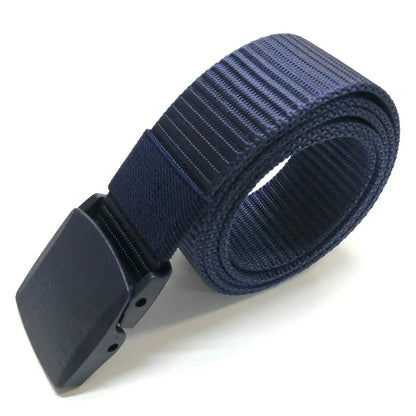 Men's Adjustable Nylon Belt with Plastic Cam Buckle - Pylnam