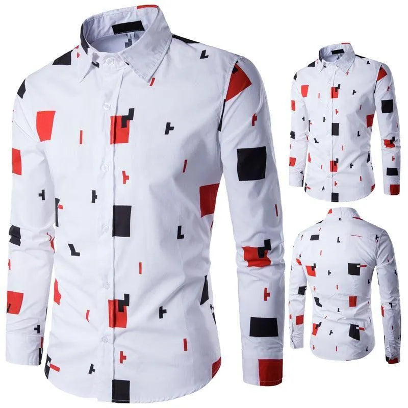 Men's Elegant Comfort Long Sleeve Shirt - Pylnam