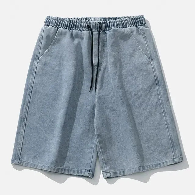 Men's Vintage Street Clothing Denim Shorts - Pylnam