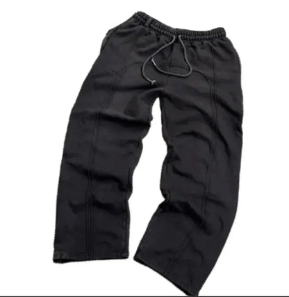 Stretch Rope Sweatpants Casual Trousers