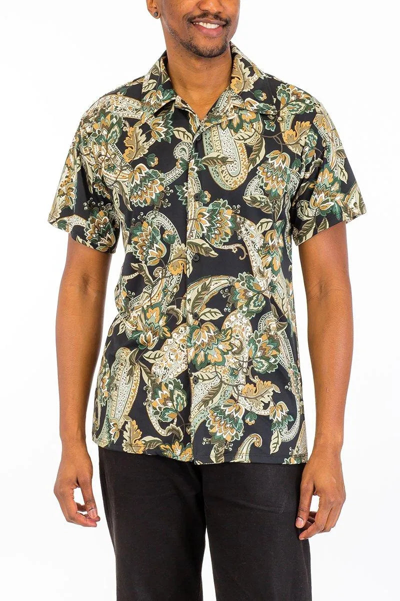 Odesa Artistry Button-Up Shirt - Pylnam