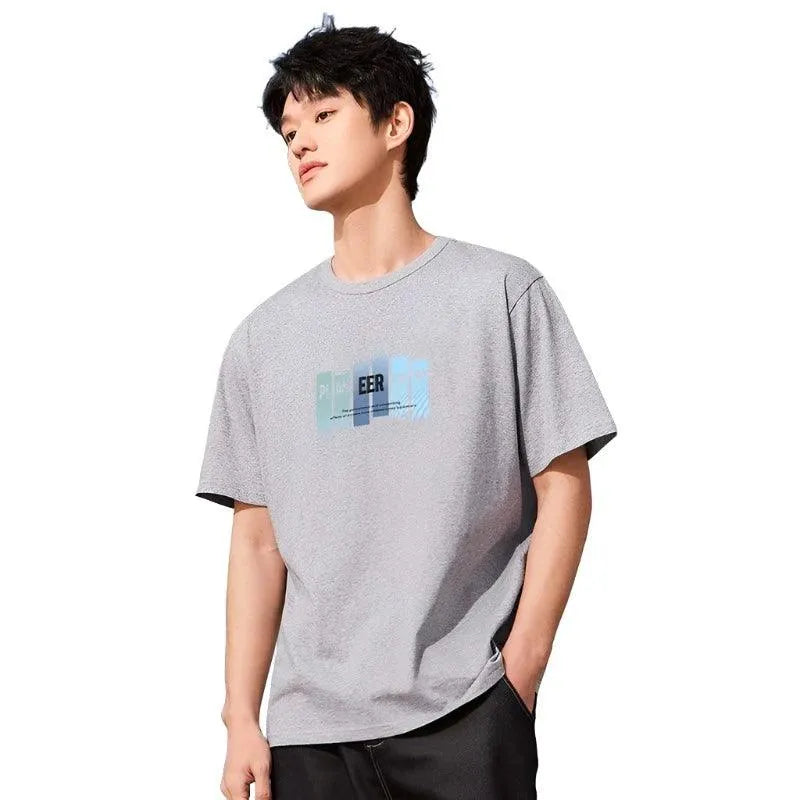 Pioneer 100% Cotton Casual Short Sleeve Tee - Pylnam